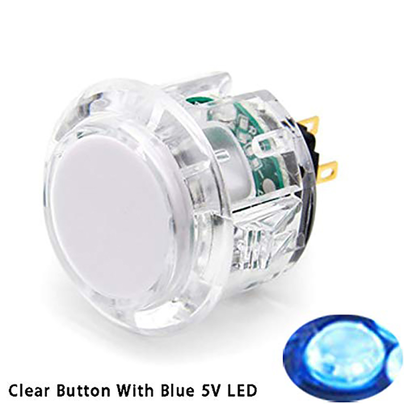 Joystick Arcade Parts - QANBA 30mm LED Arcade Buttons Illuminated