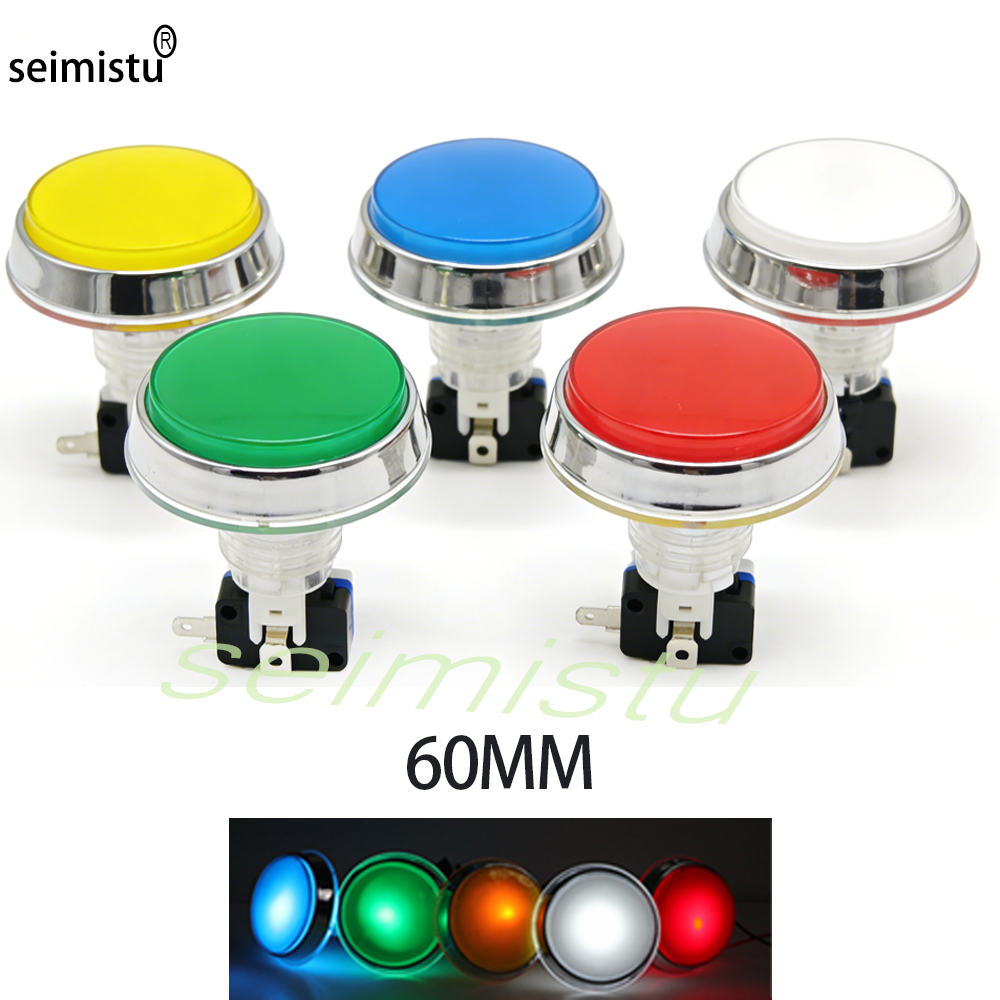 60mm Chrome 12V Flat Arcade LE - Arcade Vending & Laundry Revenue avaliação e preço