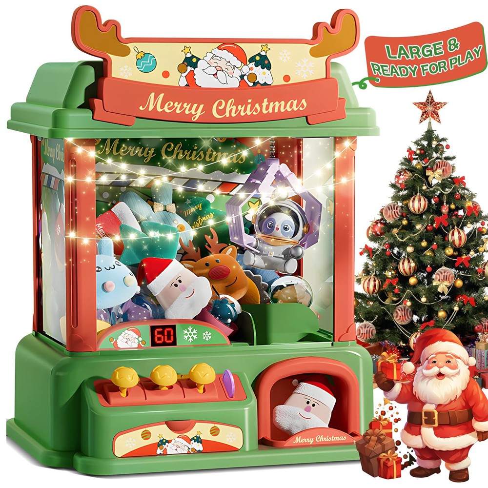 Christmas Claw Machine For Kid - Arcade Vending & Laundry Revenue avaliação e preço
