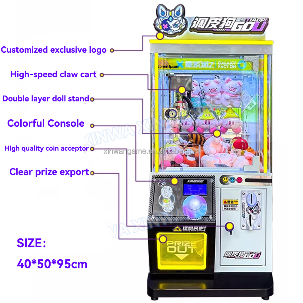 New Mini Claw Machine Crane Ke - Arcade Vending Machines For Sale avaliação e preço