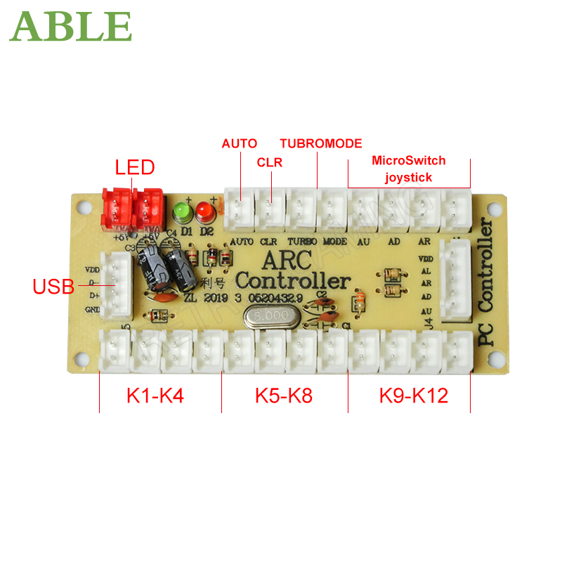 Arcade 2 Player Zero Delay Kit - Joystick Arcade Parts avaliação e preço