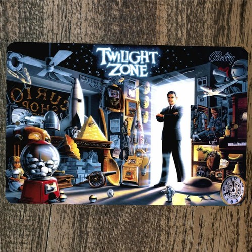 Twilight Zone  Metal Wall Sign - Arcade Games & Vending Llc avaliação e preço