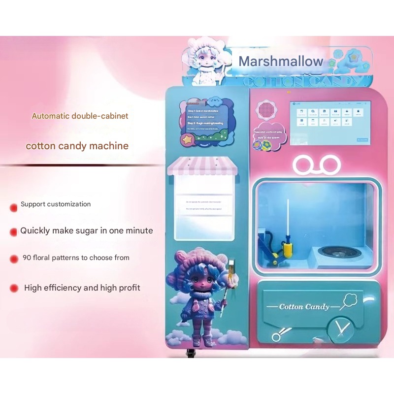 FOB Automatic Cotton Candy Ven - Candy Vending Machine avaliação e preço
