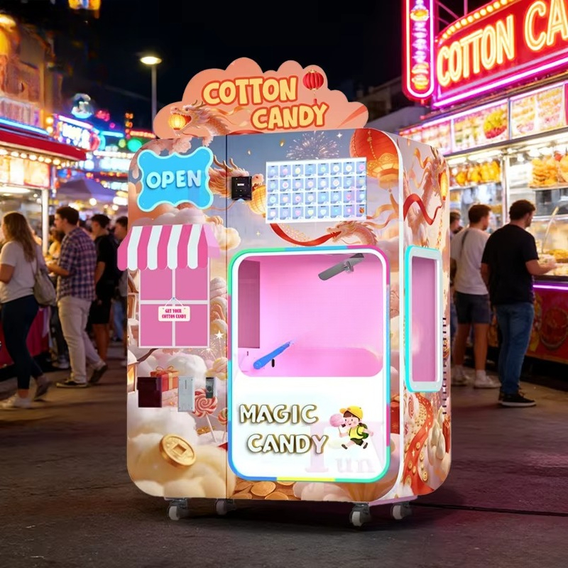 Mall Food Court Cotton Candy V - Candy Vending Machine avaliação e preço