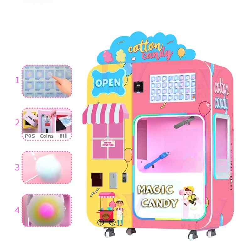 Mall Food Court Cotton Candy V - Candy Vending Machine avaliação e preço
