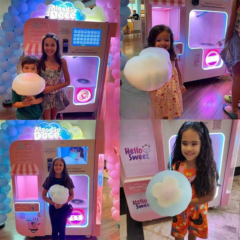Mall Food Court Cotton Candy V - Candy Vending Machine avaliação e preço