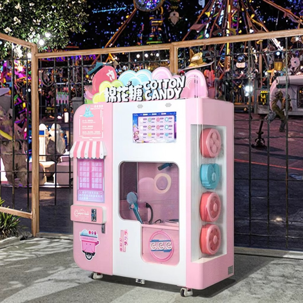 Fully Automated Smart Cotton C - Candy Vending Machine avaliação e preço