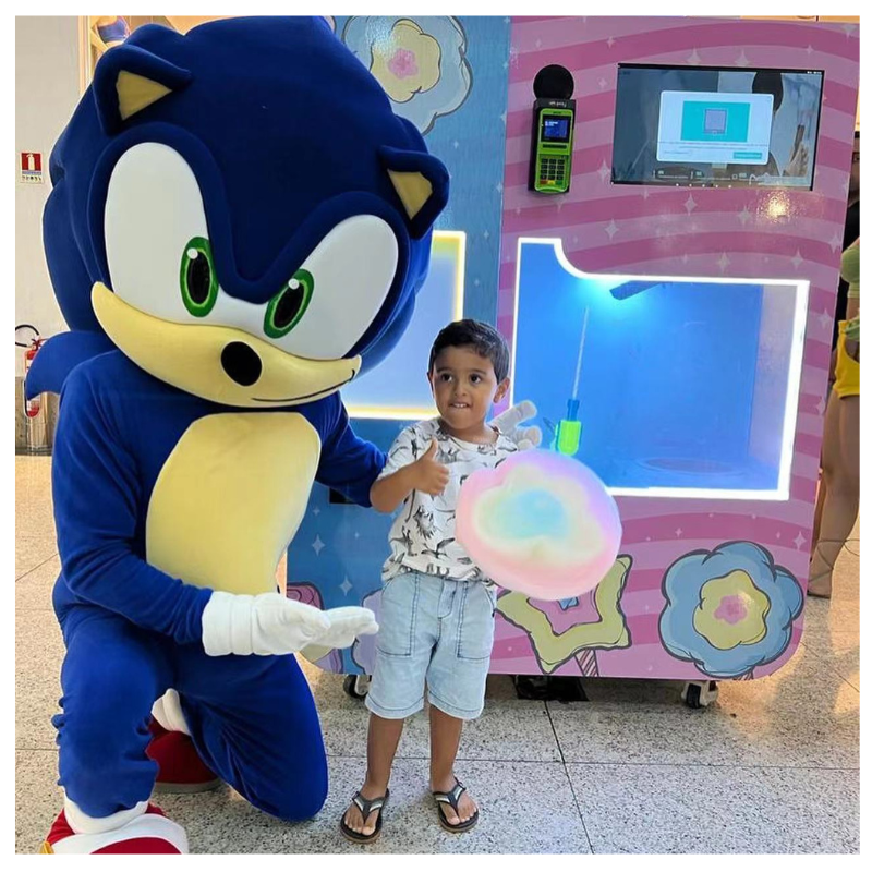 Customized Industrial Cotton C - Candy Vending Machine avaliação e preço