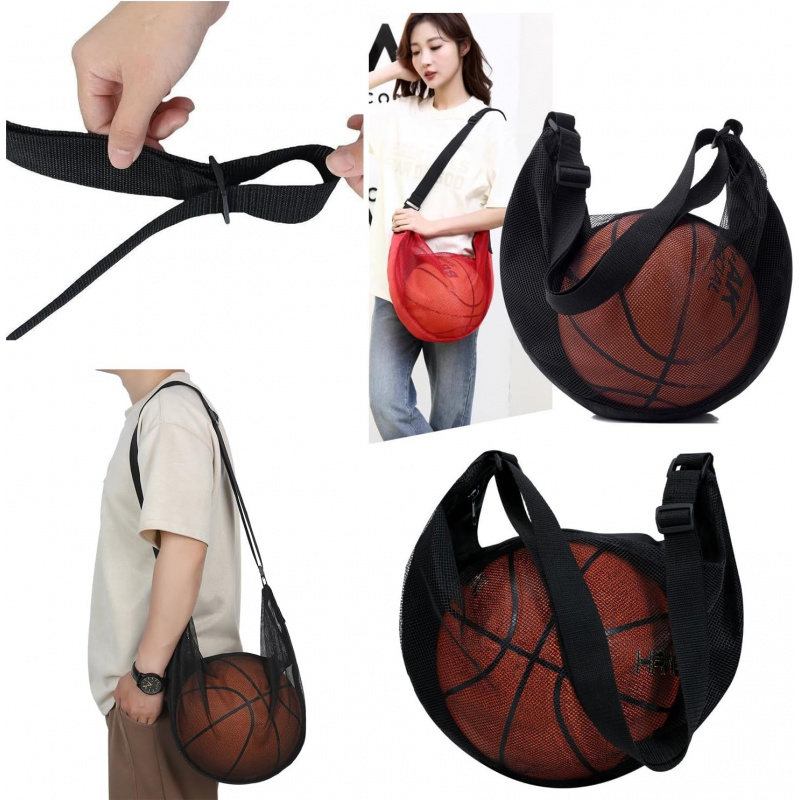 Anti-Tear Mesh Single Ball Bag - Basketball Arcade Game avaliação e preço