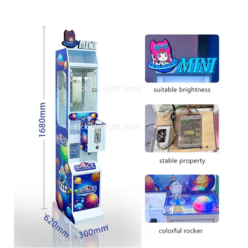 mega mini claw machine small t - Bill Acceptor Vending avaliação e preço