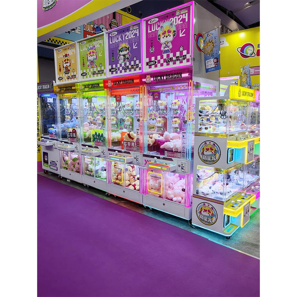 #New Colorful Claw Machine Luc - Arcade Prize Vending Machine avaliação e preço