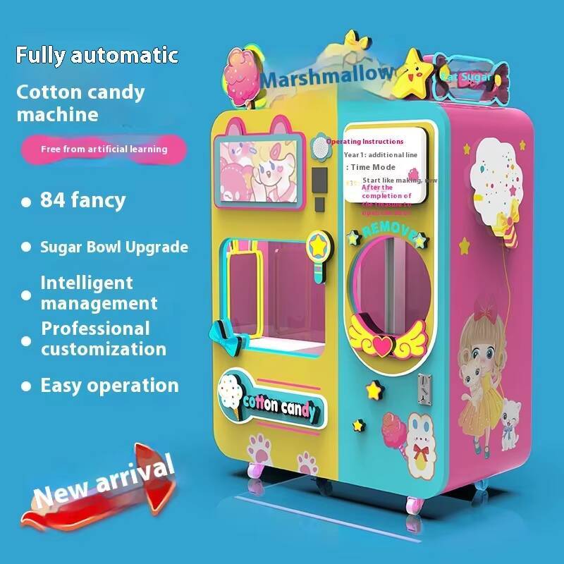 Intelligent Large Fully Cotton - Candy Vending Machine avaliação e preço