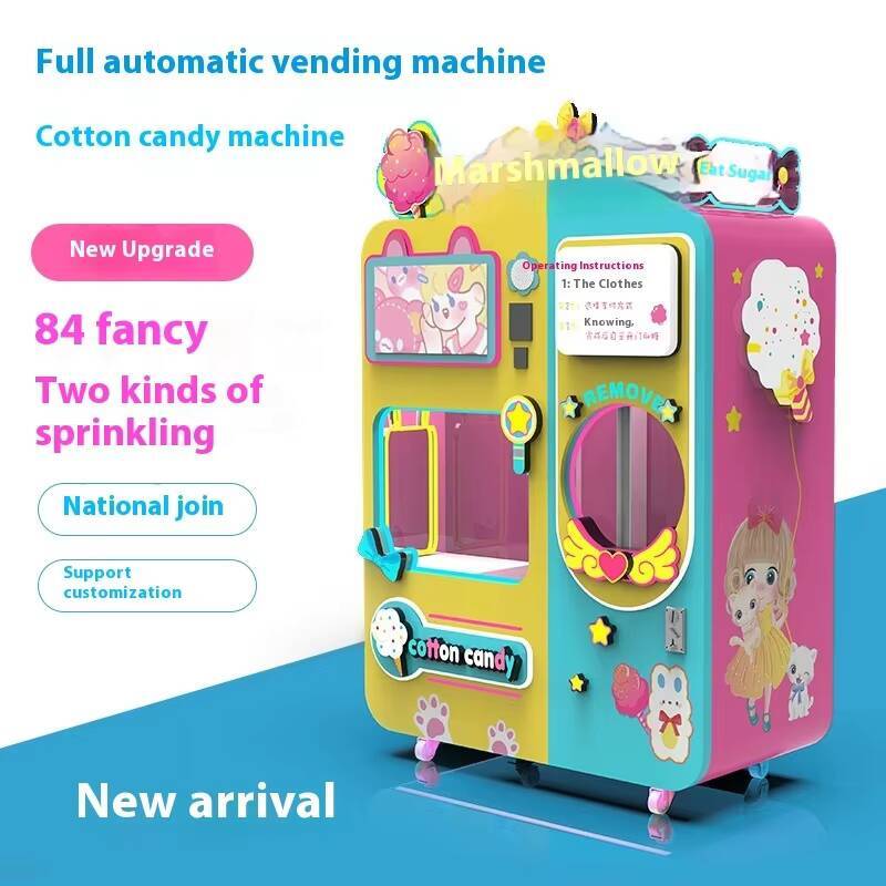 Intelligent Large Fully Cotton - Candy Vending Machine avaliação e preço