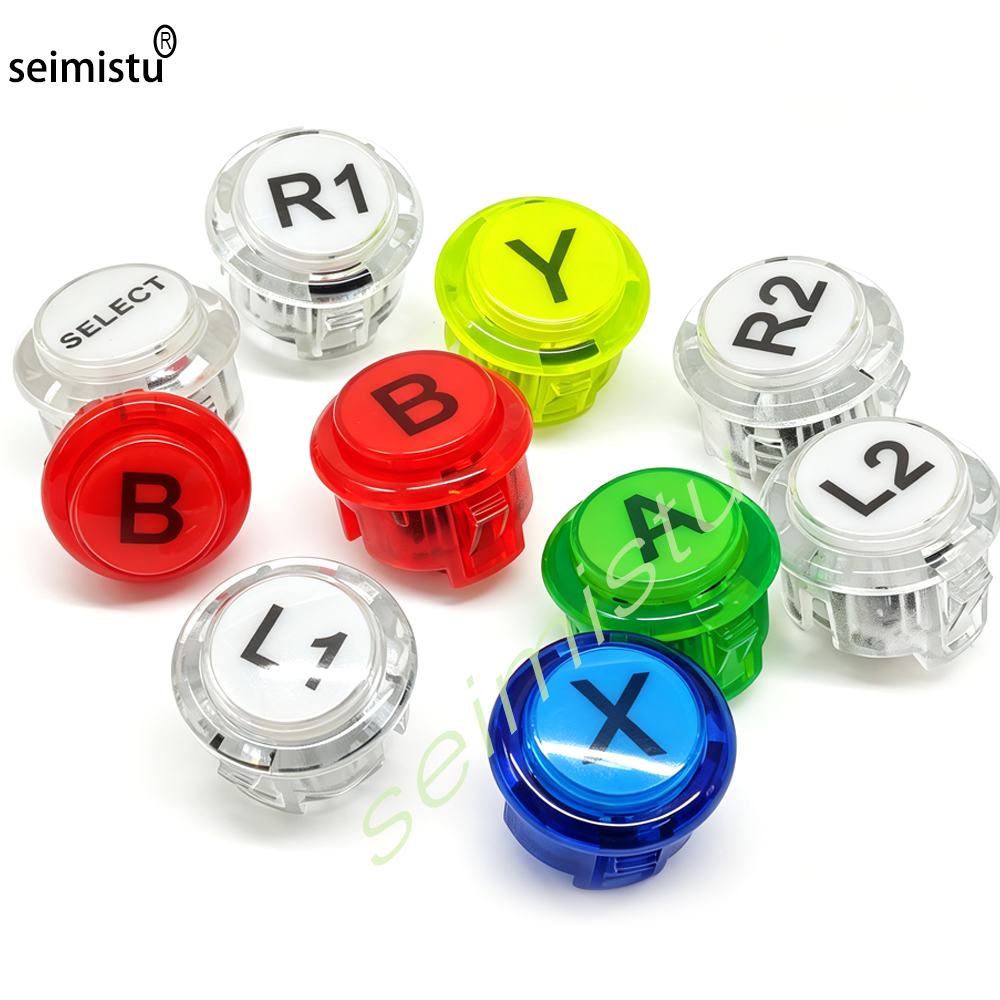 1 pcs Arcade 30mm Clear Push B - Arcade X avaliação e preço
