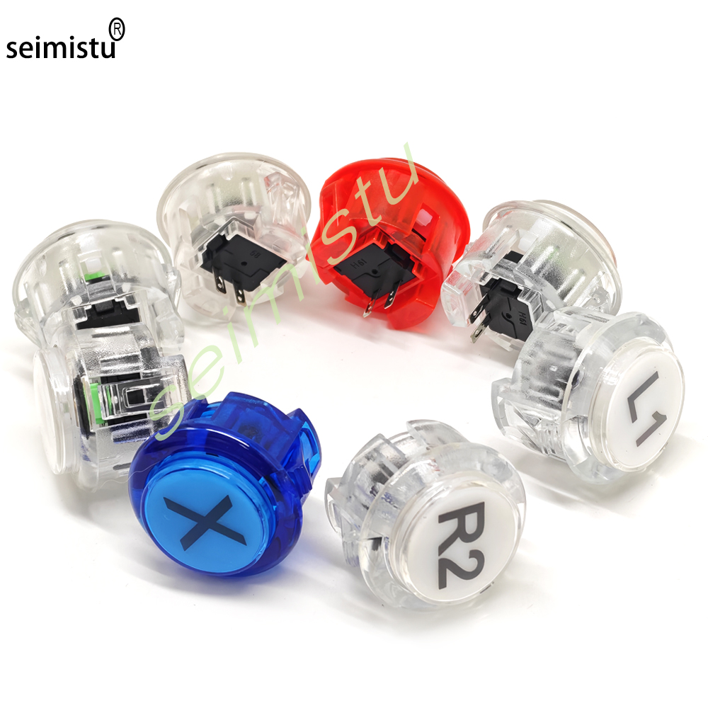 1 pcs Arcade 30mm Clear Push B - Arcade X avaliação e preço