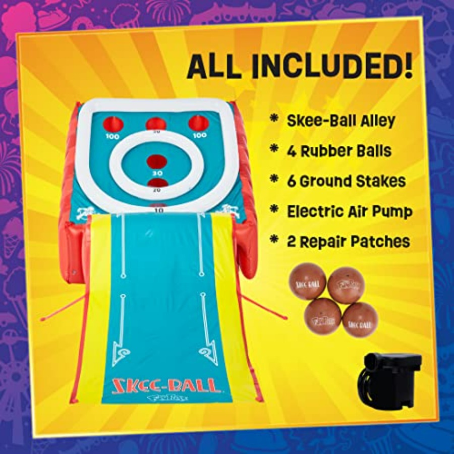 11 Ft Inflatable Skee-Ball Gam - Skee Ball Arcade avaliação e preço