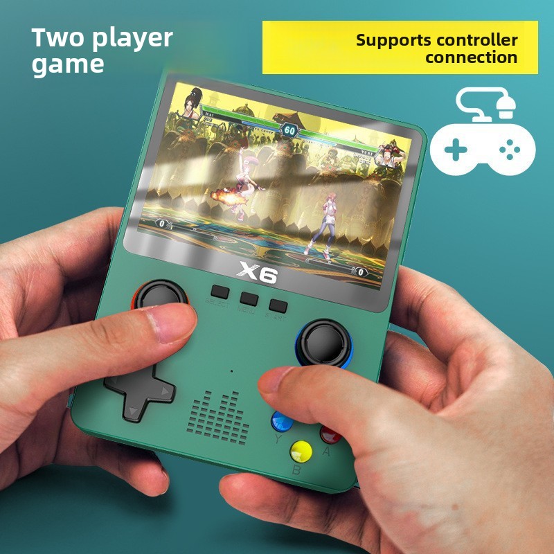 X6 game console handheld emula - Joystick Arcade Parts avaliação e preço