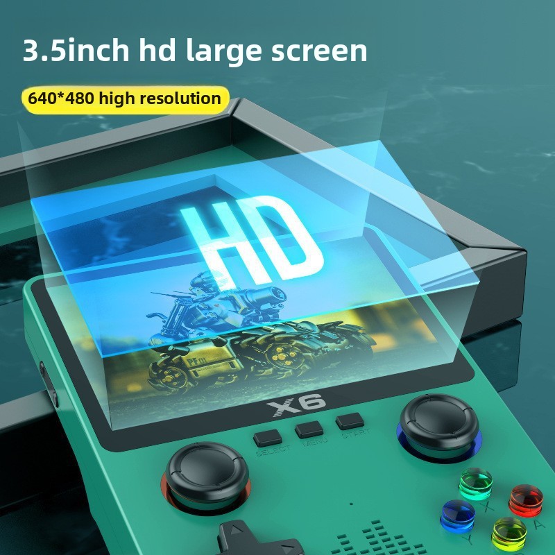 X6 game console handheld emula - Joystick Arcade Parts avaliação e preço
