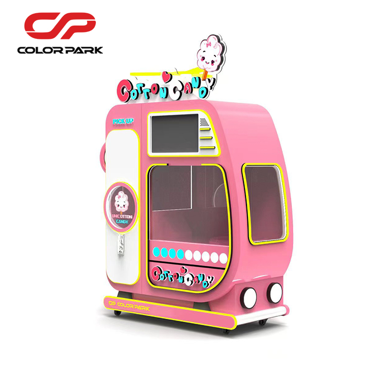 Colorful Automatic Cotton Cand - Bill Acceptor Vending avaliação e preço