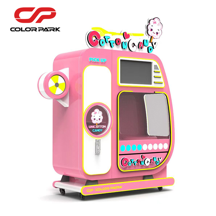 Colorful Automatic Cotton Cand - Bill Acceptor Vending avaliação e preço