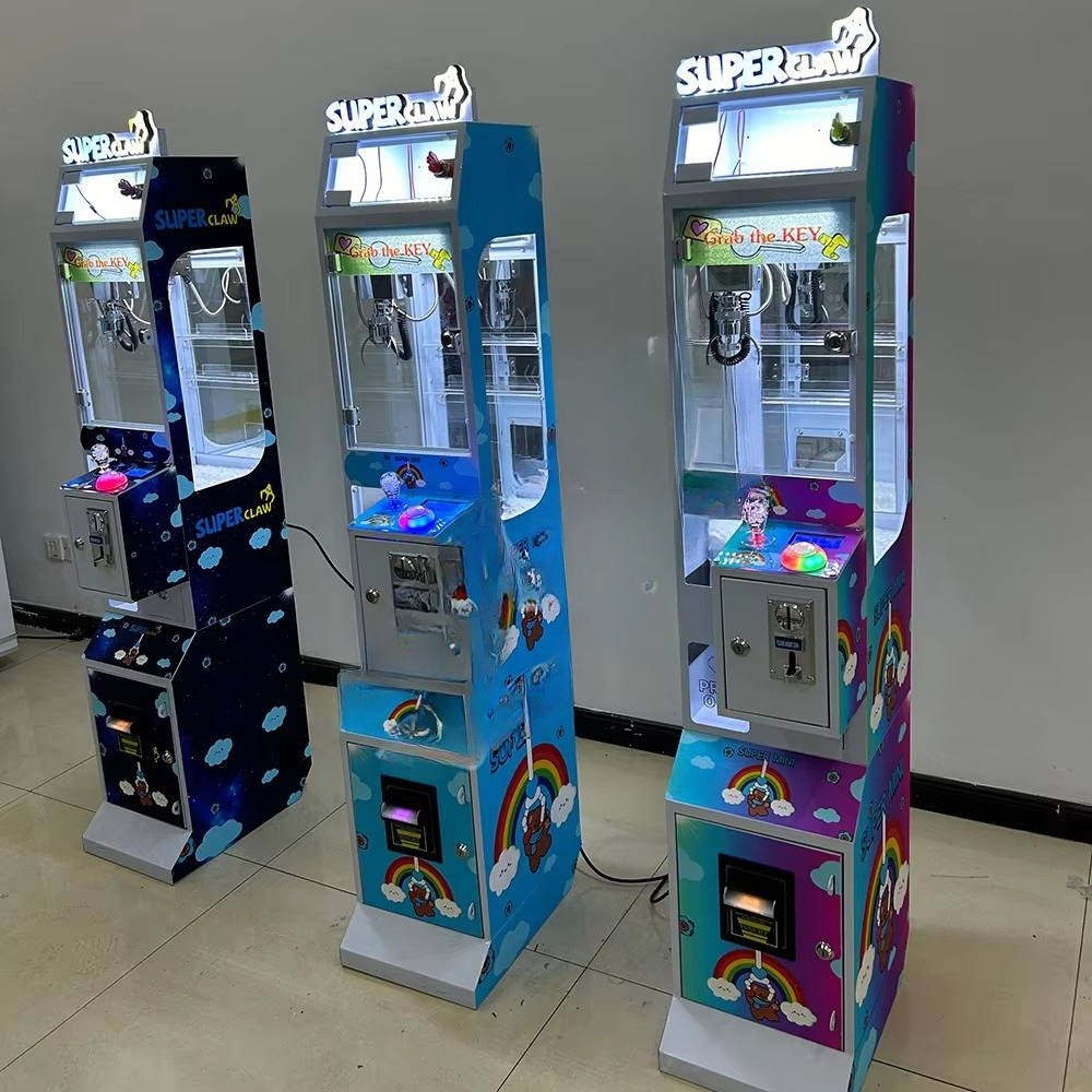 Mini Claw Machine Coin Operate - Bill Acceptor Vending avaliação e preço
