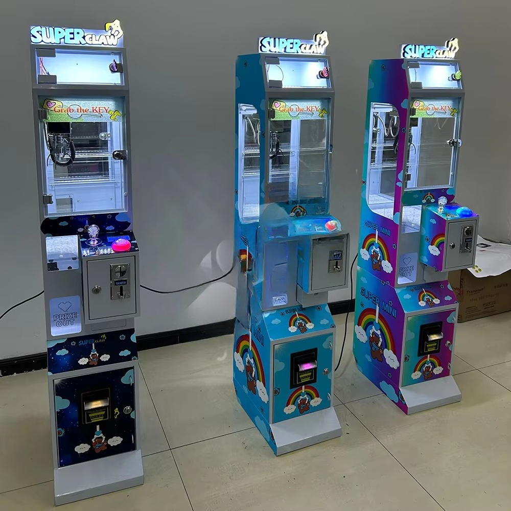 Mini Claw Machine Coin Operate - Bill Acceptor Vending avaliação e preço