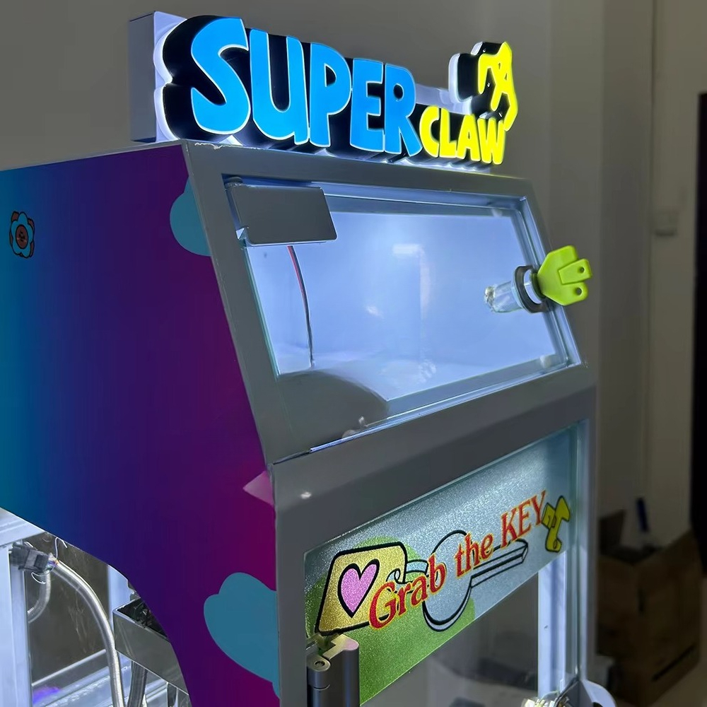 Mini Claw Machine Coin Operate - Bill Acceptor Vending avaliação e preço