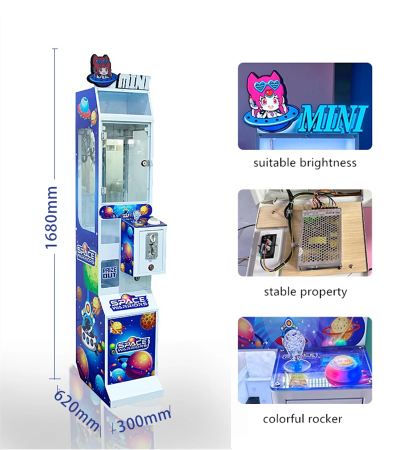 Mega Mini Claw Machine Small T - Bill Acceptor Vending avaliação e preço