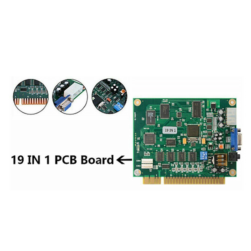 B68A 19 In 1 Multicade PCB Boa - Usb Game Board Jamma avaliação e preço